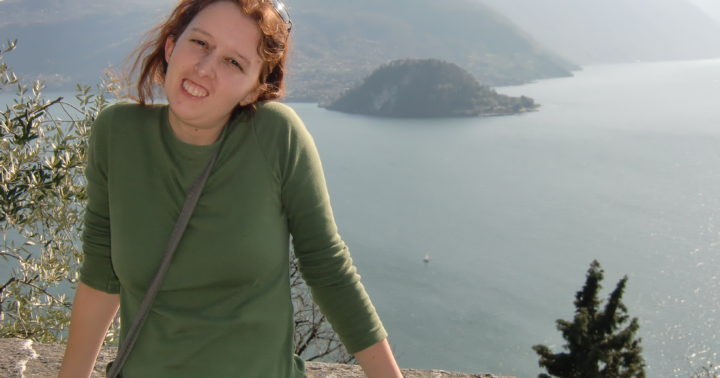 Marta em Lago de Como - Italia 2010