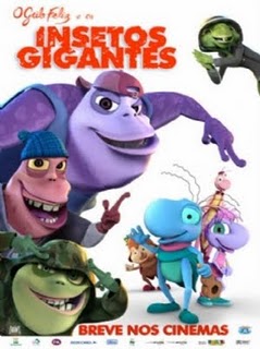 Imagem do cartaz do vídeo, com desenho de vários personagens, todos insetos bonitinhos e coloridos de várias cores.