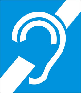 Adesivo para condutores com deficiência auditiva. Não é obrigatório e não tem função de garantir vaga demarcada.